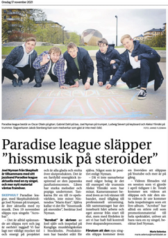paradise league markbladet 2021